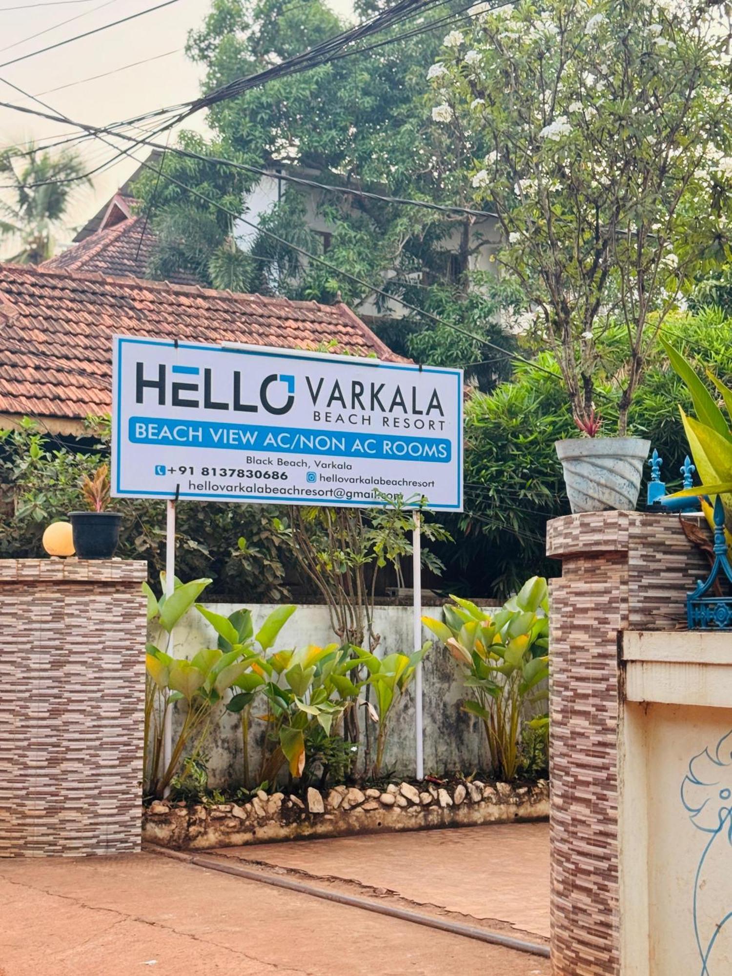 Beach View Balcony Resort By Hello Varkala Kültér fotó